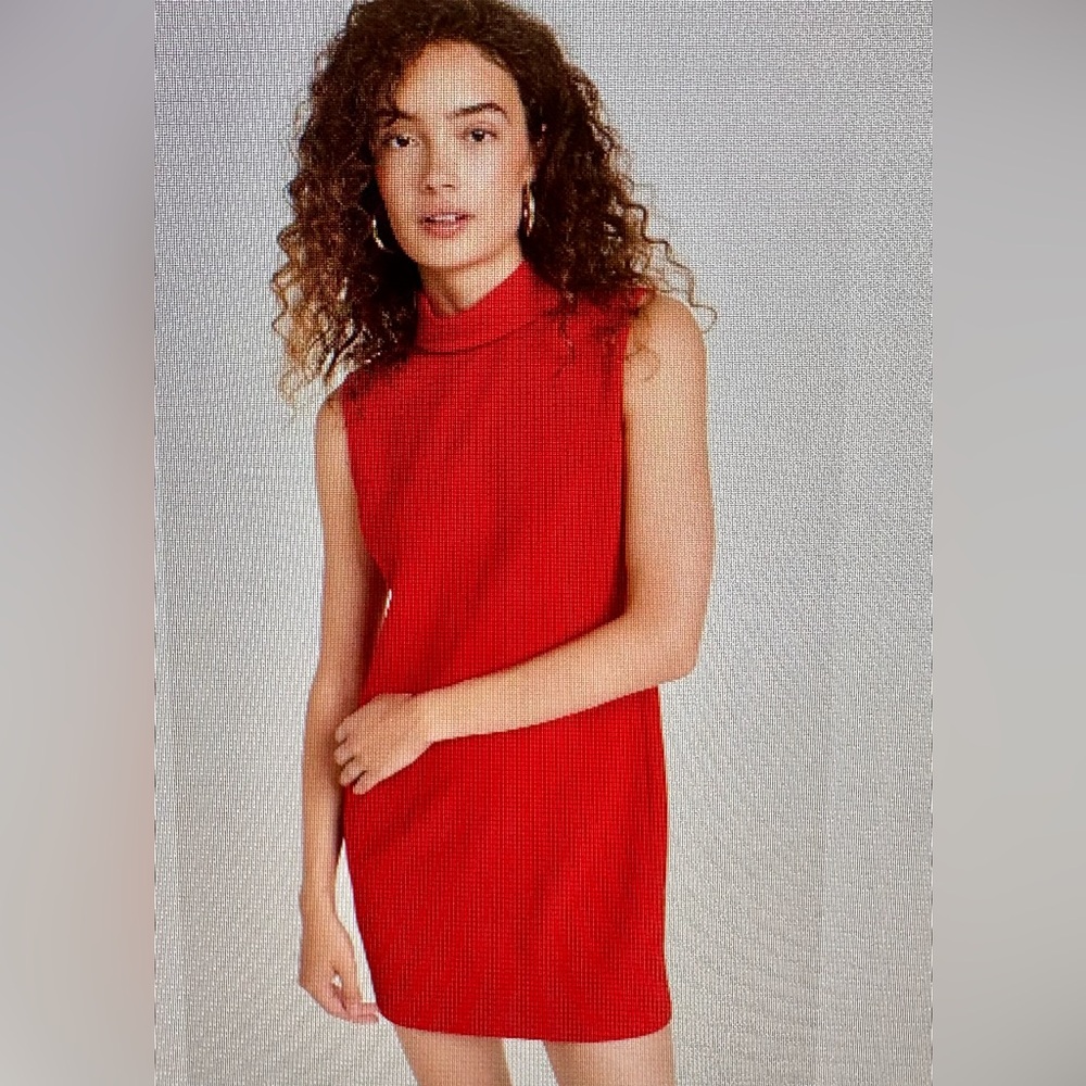 Elegant Red Sleeveless Dress